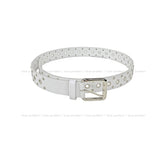 35mm Real Cowhide Eyelet Belt