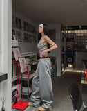 Nutty Military Halterneck Crop Sleeveless