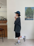 Gitto Summer Slacks Banding Bermuda Pants