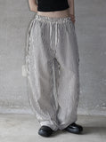 Summer Seersucker Striped Pants