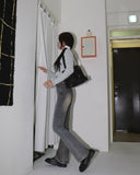 Honti Pastel U-Neck Round Crop Knit