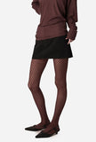 Embroidered Western Raw Denim Skirt