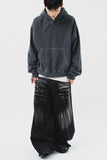 Det Washed Cropped Hoodie