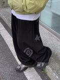 [unisex] Beulten Printing Training Banding Wide Pants