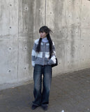 Luke Slit Stitch Black Denim Pants