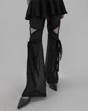 Libte see-through lace strap pants