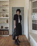 Avek tweed short sleeves jacket