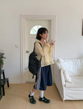 Holg Lace Track Banding Bermuda Pants