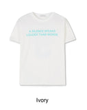 Silence Numbering Crop Short Sleeve Tee