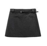 Romel Belt Mini Skirt