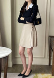 Meren Shirt Layered Knit Cardigan