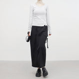 Biran cargo slit skirt