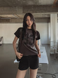 Memory Raglan Semi Crop Tee