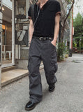 Aki Studded Parachute Cargo Pants