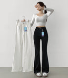 High Quality Banding Span Bootcut Cotton Pants