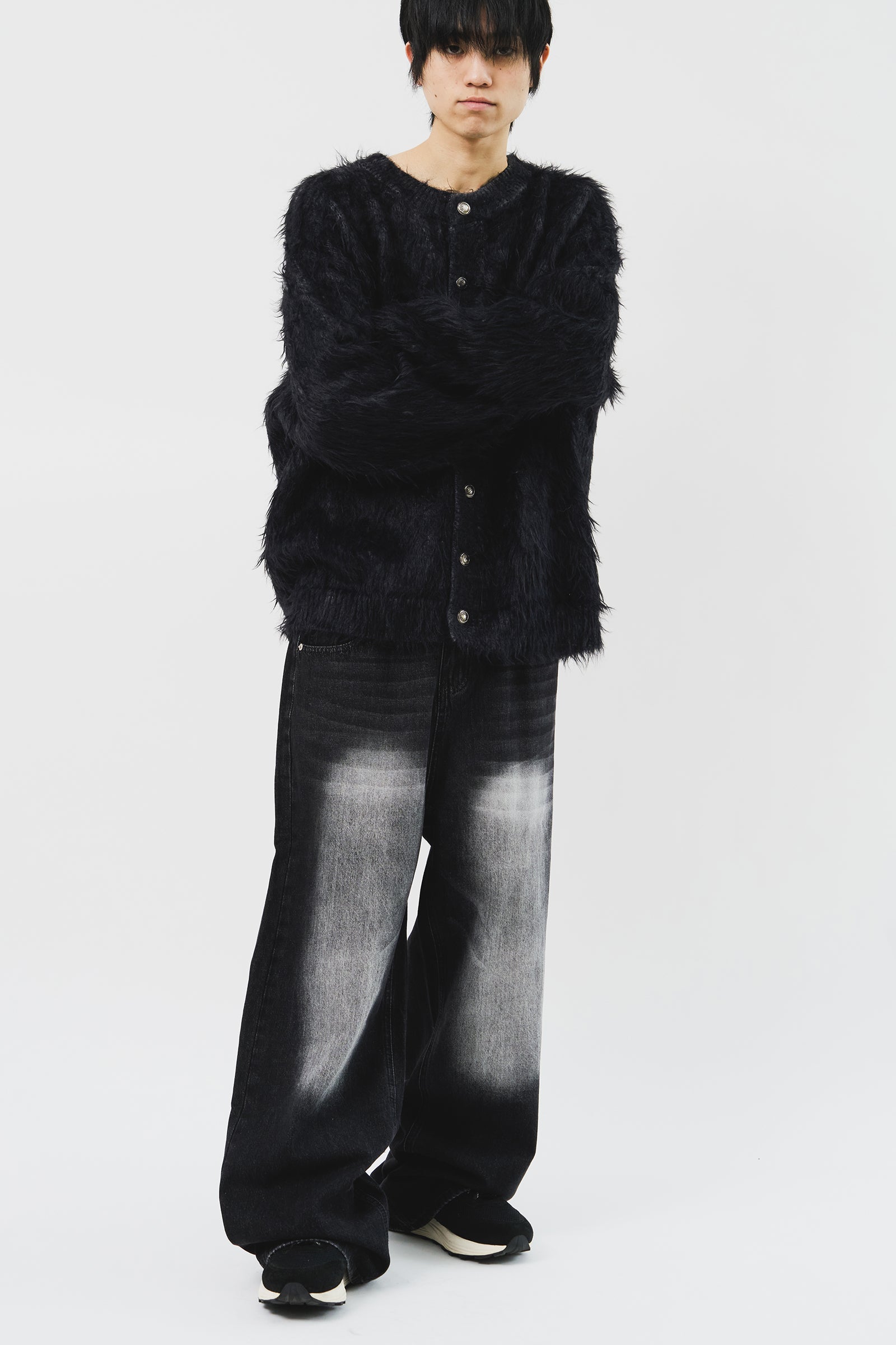 【HI FI FNK】Ned Wide Denim HI FI FNK】Sand Dark Wide Jeans (HI FI FNK/デニム・ジーパン