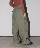 Vinic Pintuck Balloon Fit Diagonal Pocket Two-Way Cargo Pants