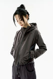 Paneled Crop Shell Jacket