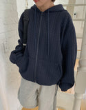 [BAONHAUS] Shukens Cable Hood Zip-Up Jumper