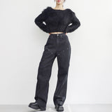 Mooh Fur Cropped Knitwear
