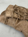 1183 Suede Knot Western Boots (5cm)