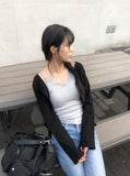 Juron Flower Punching Cardigan