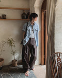 Novil Deep Pintuck Slacks