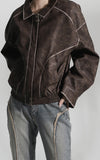 Wash Lining Leather Jumper