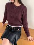 Mitchell Deep Cable Round Knit