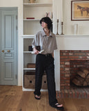 Vibe pin tuck short sleeve jacket