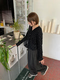 Kohiren Dot Knit Cardigan