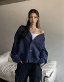 Neckie Soft Loose Fit V-Neck Cardigan