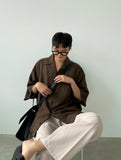 Komori open short sleeve shirt