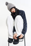 Avery dot crop hood zip-up