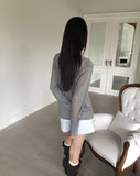 Siju see-through knit long-sleeved cardigan