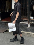 Mood Wrinkle Half Shirt