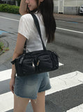 Alone Collar Cap Sleeve Wrinkle Short Sleeve Blouse Shirt