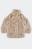 Half fox fur jacket