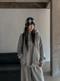 Knits incision wide jogger pants