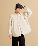 Duff Overfit Peach Cotton Shirt
