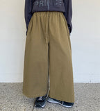 Manori banding wide cotton pants