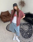 Mark Ethnic Bermuda Denim Pants