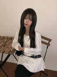 Pale One Piece Cardigan Layered Set