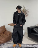 Lafren Crop Mix Knit Jacket