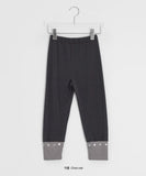 Yuruhi Button Three Quarter Leggings