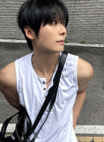 Urban henley neck sleeveless