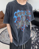 Penner Heart Washed Short Sleeve T-shirt