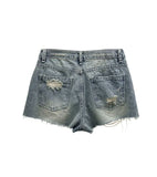 Yusu Damaged Denim Shorts
