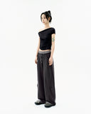 Double-Waisted Jersey Pants