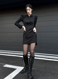 slim shirt dress